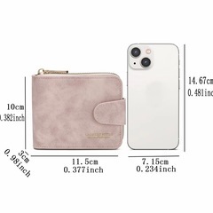 新品未使用品✨ピンク多機能ジッパーウォレット＊大容量の画像