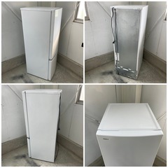 東芝 TOSHIBA ノンフロン冷凍冷蔵庫 GR-R17BS 2020年製 ホワイト 170L 2ドア の画像