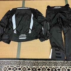 バイク用  ジャケット&パンツ上下セットプロテクター付きの画像