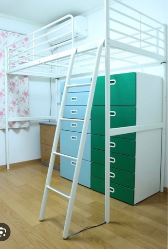 IKEA ロフトベッド　SVÄRTA ホワイト