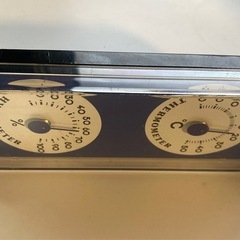温湿度計（壁掛け用）クレセル　温度計　湿度計  CR-052　analog room thermometer & hygrometerの画像