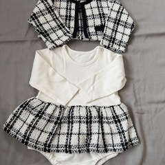 ベビーロンパースセットアップの画像