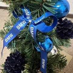 BMWクリスマスリース＆ツリーの画像