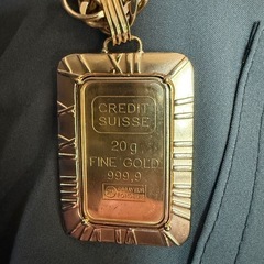 リバティインゴットトップ20g希少旧デザイン k24 k18の画像