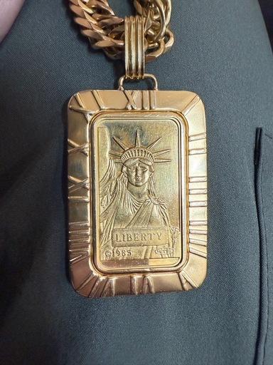 リバティインゴットトップ20g希少旧デザイン k24 k18