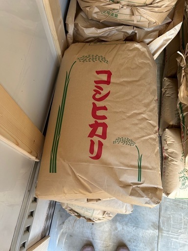 農家のおばちゃんが育てたＲ7年産コシヒカリ30キロ玄米①