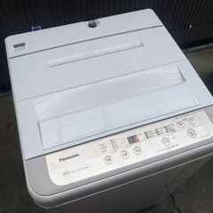 5,000円/06 Panasonic パナソニック 縦型 上開き 5kg 114L 全自動電気洗濯機 NA-F50B13 シャンパン 2020年製 通電確認済みの画像