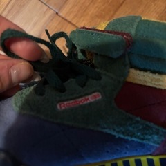 Reebok マルチカラー ハイカットスニーカー　15cmの画像
