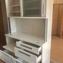 ★配送🉑収納多数⚫︎食器棚‼️の画像