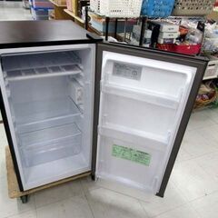 AQUA 1ドア冷蔵庫 90L 2023年製 AQR-9P(DS) ダークシルバー 幅45.2cm 右開き キッチン家電 新生活 一人暮らし アクア 苫小牧西店の画像