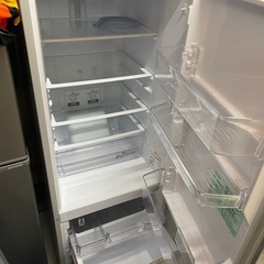 福岡市内-久留米-小郡配送無料　保証あり三菱　2ドア冷蔵庫　2019年製　MR-P17E-Sの画像