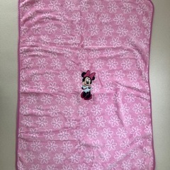 ミニーマウス ブランケット ひざ掛けの画像