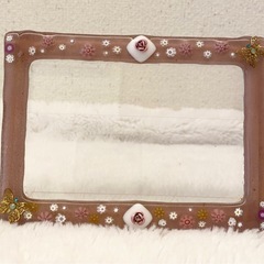 未使用 フォトスタンド ガラスアート フォトフレーム 写真立て ...