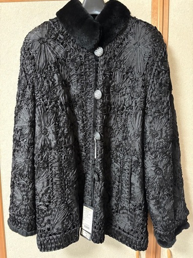 新品、高級レッキス　リバーシブルコート