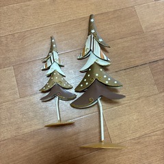 クリスマスの置き物の画像