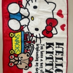 ハローキティ ひざ掛けブランケットの画像
