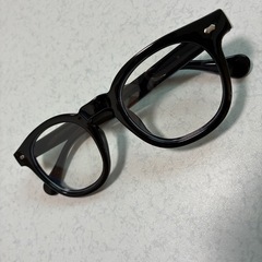 新品未使用　黒縁　メガネ　　の画像