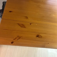 【お譲り先確定済】ダイニングテーブル＋椅子2脚の画像