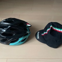Bianchi ロードバイクヘルメット.キャップの画像