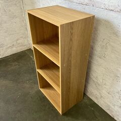 【ジモティ限定特価】 3段ボックス 収納棚 カラーボックス 本棚 ラック 収納ボックス A0907Gの画像