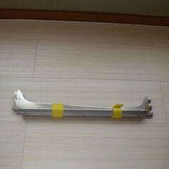 棚柱 122cm 2本 ブラケット 40cm 6本 木製棚板用 取付ねじ付き レール棚 柱 可動棚 ラック 洗濯機収納 棚 壁面 収納 ブラケットセット ランドリーの画像