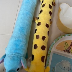 動物お皿・ぬいぐるみセットの画像