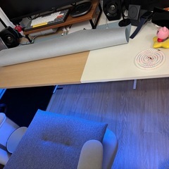 【無償】バイカラーデスクを譲りますの画像