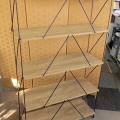 幅80㎝ ５段 ワイヤーシェルフ コメリ 棚  収納棚  高さ140×奥行30㎝ 札幌 北20条店の画像