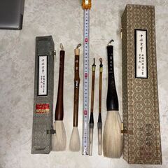 書道水墨画用筆6本お売りしますの画像