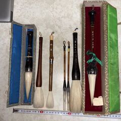 書道水墨画用筆6本お売りしますの画像