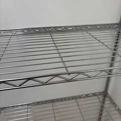 シルバーラック　キャスター付き　の画像