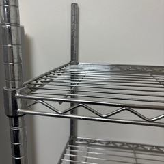 シルバーラック　キャスター付き　の画像