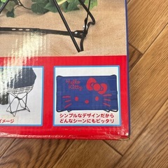 ハローキティ 折りたたみイス コンパクトチェア アウトドア キャンプ 椅子の画像