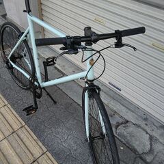 ❮ジャンク品❯TOKYO BIKE(トーキョーバイク)650c クロスバイク 9speed/ブルージェイドの画像