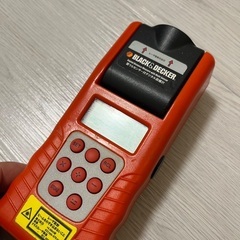 中古品 BLACK＆DECKER ブラックアンドデッカー 壁うらセンサ デジタル距離計 BDSM400 金属探知機？　距離計　レーザー付き　クラス2の画像