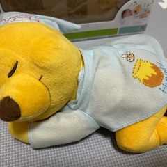 Disney くまのプーさん メロディ付きぬいぐるみ　美品の画像