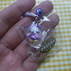 ご当地キティ　根付けストラップ　平泉限定　義経の画像