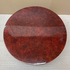 中古　折り畳み式　丸テーブル　ちゃぶ台　座卓　ローテーブル　レトロ　の画像