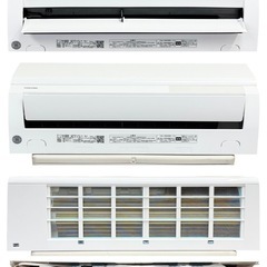 ◯動作品 2023年製 主に6畳用 東芝 ルームエアコン 空清 ecoモード 室温ウォッチ TOSHIBA 2.2kW RAS-J221E1P 中古品■ジモティ姫路の画像