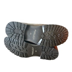 【新品】ENZO RAUDi レザー スエード ワークブーツ 26cm(41)の画像