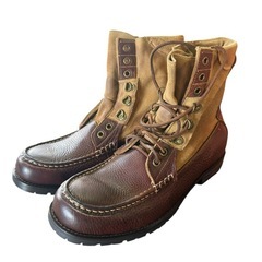 【新品】ENZO RAUDi レザー スエード ワークブーツ 26cm(41)の画像