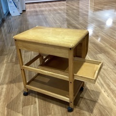 折り畳み式伸縮テーブル【町田市再生家具】　252446の画像