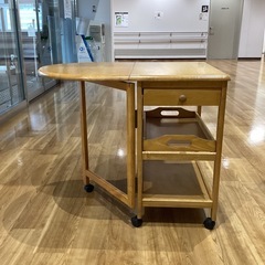 折り畳み式伸縮テーブル【町田市再生家具】　252446の画像