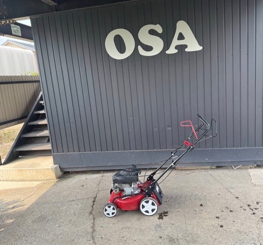 A-261△ v 岐阜発/ ジャンク/ メーカー等不明/ 芝刈り機/ ガソリンタンク. エアークリーナー欠品/ 動作未確認/ 現状品/ R7.8/29 △