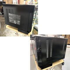 ヤマゼン スチームオーブンレンジ CRK-F2530TSV 2021年製 ブラック 取説付き 山善☆札幌市 白石店 の画像