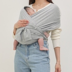 コニー抱っこ紐・ベルト付き(XSサイズ)ダークグレーの画像