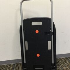 ○折りたたみ台車 TRUSCO こまわり君 MP-6039N 最大積載荷重100kg 固定バンド2本付 移動 キャリー ブラック 黒 中古品(NF251125)294-284の画像