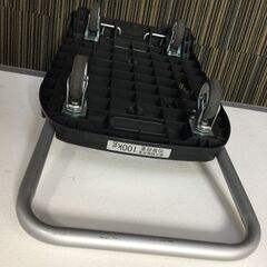 ○折りたたみ台車 TRUSCO こまわり君 MP-6039N 最大積載荷重100kg 固定バンド2本付 移動 キャリー ブラック 黒 中古品(NF251125)294-284の画像