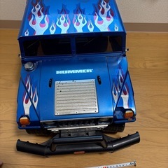 NIKKO HUMMER ラジコン 青　バッテリーリモコンなしの画像