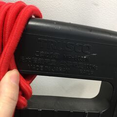 ○折りたたみ台車 TRUSCO こまわり君 MP-6039N 最大積載荷重100kg 固定バンド2本付 移動 キャリー ブラック 黒 中古品(NF251125)294-284の画像